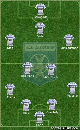 A.J. Auxerre Formation 2013