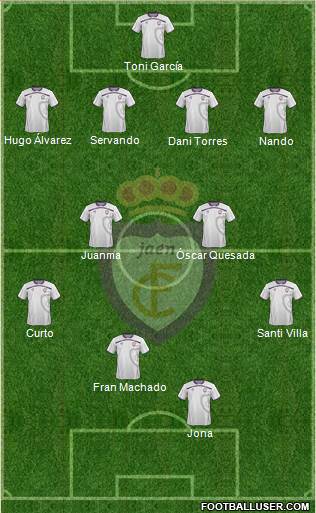 Real Jaén C.F. Formation 2013