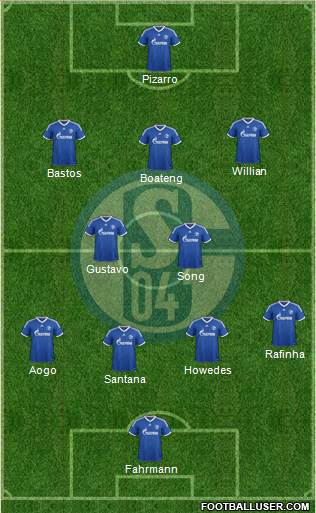 FC Schalke 04 Formation 2013