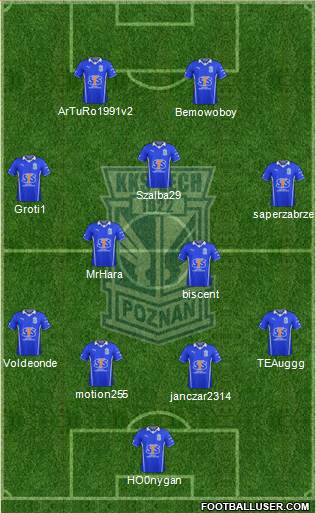 Lech Poznan Formation 2013