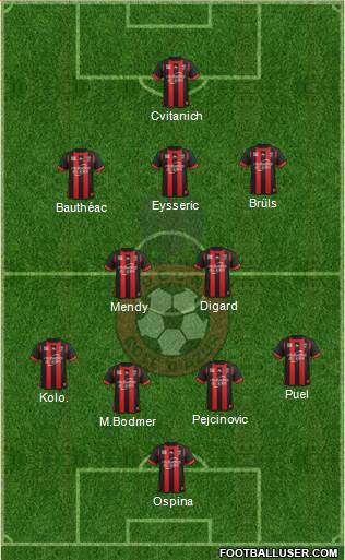 OGC Nice Côte d'Azur Formation 2013