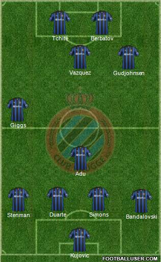 Club Brugge KV Formation 2013