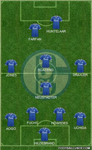 FC Schalke 04 Formation 2013