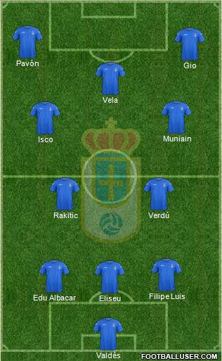 Real Oviedo S.A.D. Formation 2013