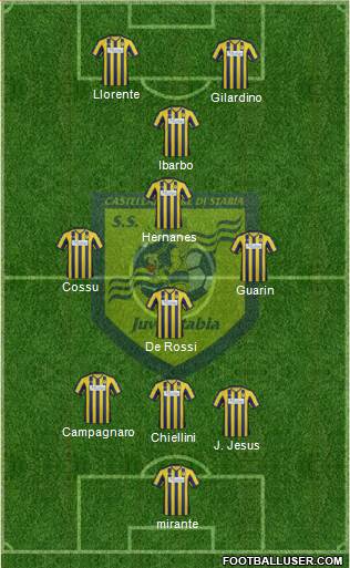 Juve Stabia Formation 2013