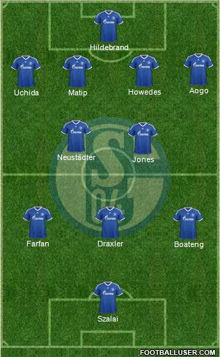 FC Schalke 04 Formation 2013