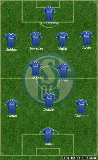 FC Schalke 04 Formation 2013