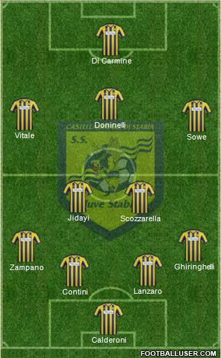 Juve Stabia Formation 2013