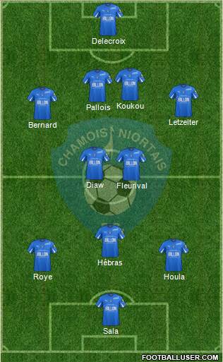 Chamois Niortais Football Club Formation 2013