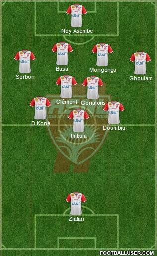 A.S. Nancy Lorraine Formation 2013