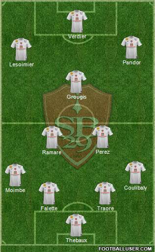 Stade Brestois 29 Formation 2013