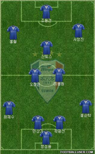 Suwon Samsung Blue Wings Formation 2013