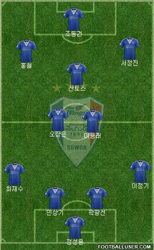 Suwon Samsung Blue Wings Formation 2013