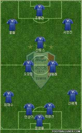 Suwon Samsung Blue Wings Formation 2013