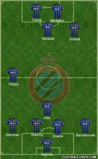 Club Brugge KV Formation 2013