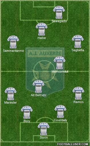 A.J. Auxerre Formation 2013