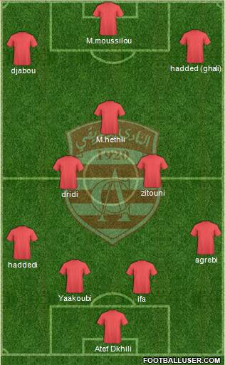 Club Africain Tunis Formation 2013