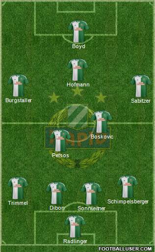 SK Rapid Wien Formation 2013