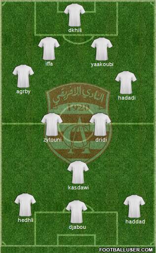 Club Africain Tunis Formation 2013