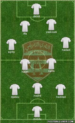 Club Africain Tunis Formation 2013