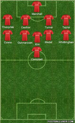 Cardiff City Formation 2013