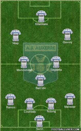 A.J. Auxerre Formation 2013