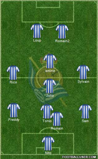 Real Sociedad C.F. B Formation 2013