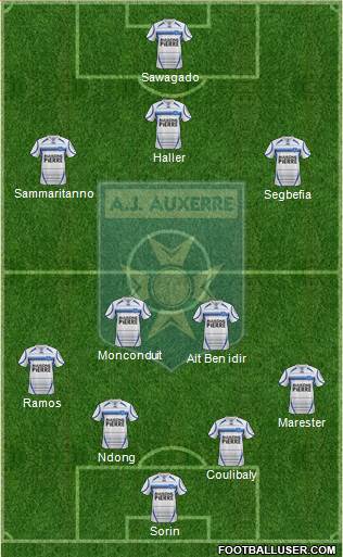 A.J. Auxerre Formation 2013