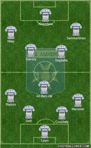 A.J. Auxerre Formation 2013