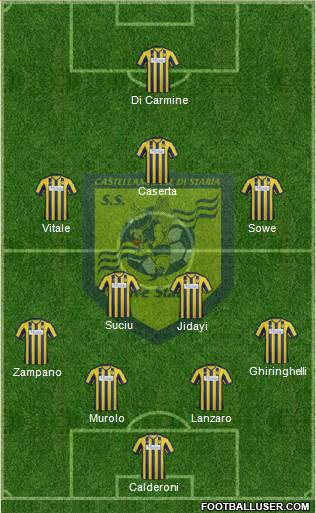 Juve Stabia Formation 2013