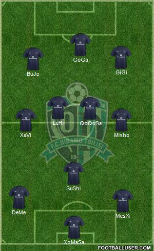 Dinamo Tbilisi Formation 2013