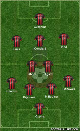 OGC Nice Côte d'Azur Formation 2013