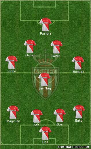 AS Monaco FC Formation 2013