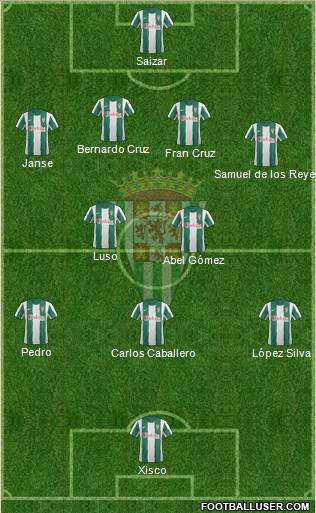 Córdoba C.F., S.A.D. Formation 2013