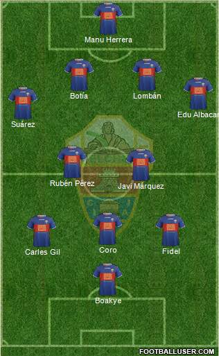 Elche C.F., S.A.D. Formation 2013