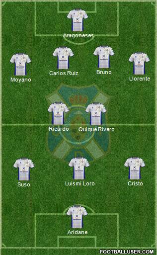 C.D. Tenerife S.A.D. Formation 2013