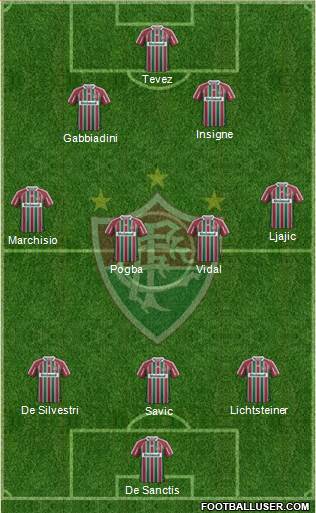 Fluminense FC Formation 2013