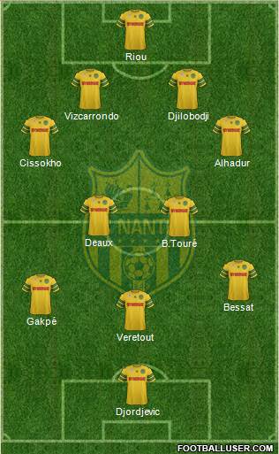 FC Nantes Formation 2013