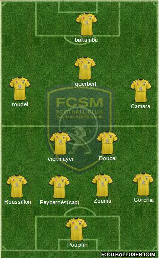 FC Sochaux-Montbéliard Formation 2013