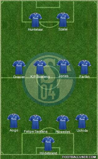 FC Schalke 04 Formation 2013