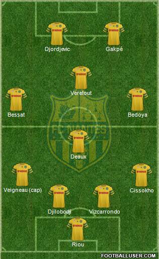 FC Nantes Formation 2013