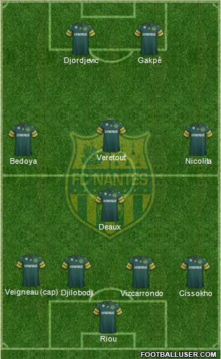 FC Nantes Formation 2013