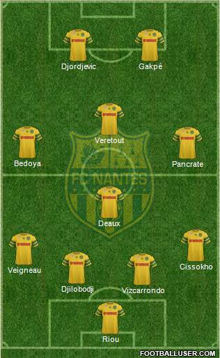 FC Nantes Formation 2013