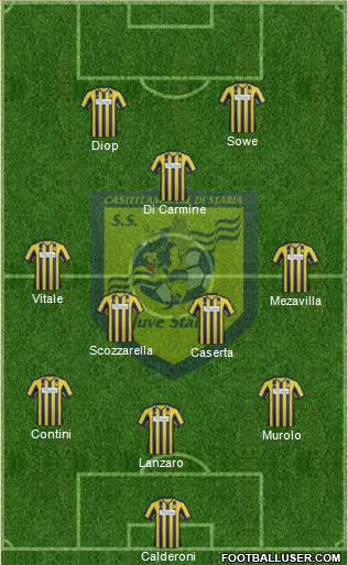 Juve Stabia Formation 2013