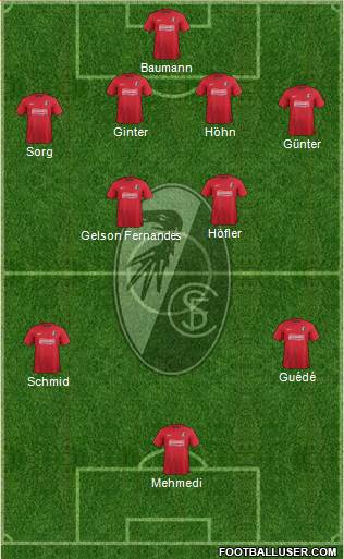 SC Freiburg Formation 2013