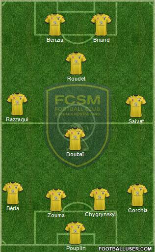 FC Sochaux-Montbéliard Formation 2013