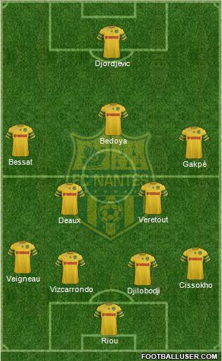 FC Nantes Formation 2013