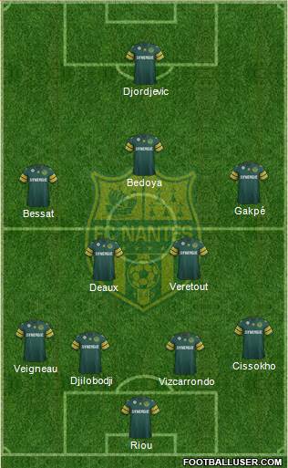 FC Nantes Formation 2013