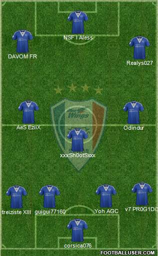 Suwon Samsung Blue Wings Formation 2013