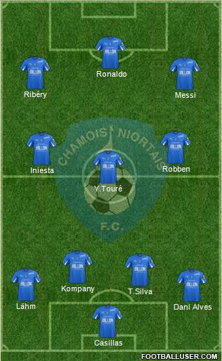 Chamois Niortais Football Club Formation 2013